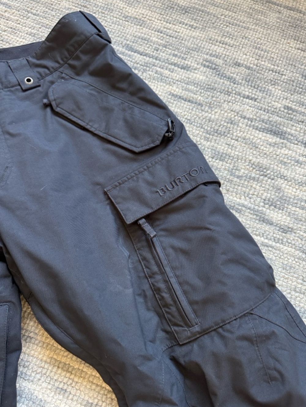 Burton Black Men's Cargo Snow Pants View 4